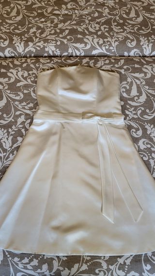 Vestido novia civil blanco
