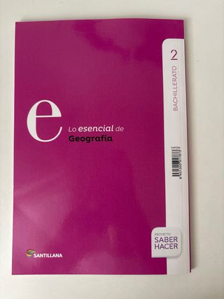 Geografía, 2 Bachillerato