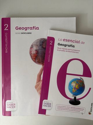 Geografía, 2 Bachillerato