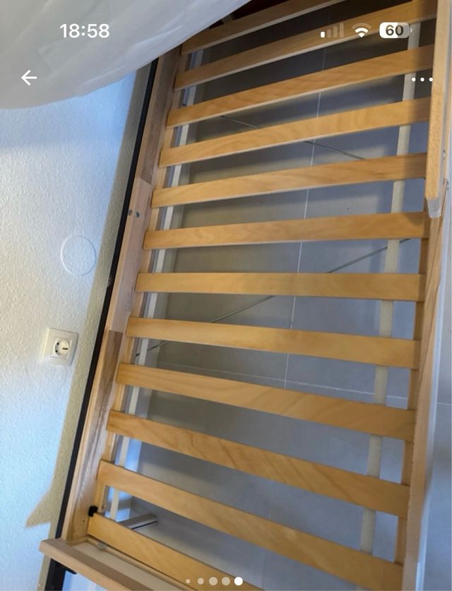 Cama 70cm + colchón + protector