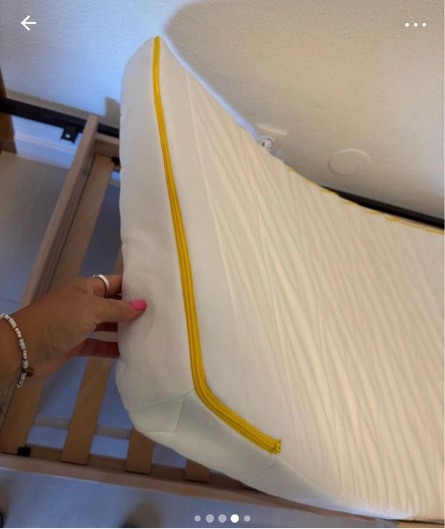 Cama 70cm + colchón + protector