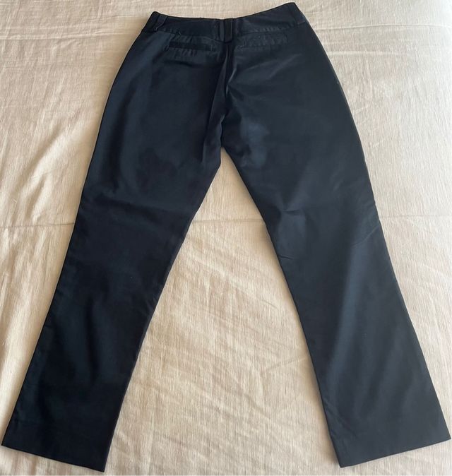 Pantalón chino negro mujer
