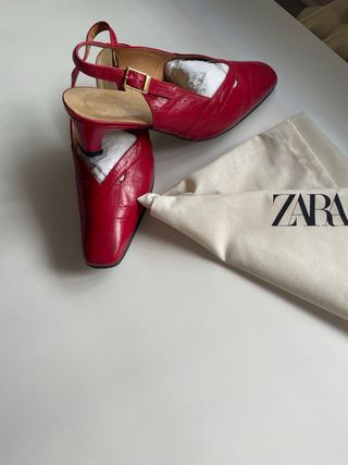 Zapatos rojos verano -talla 39