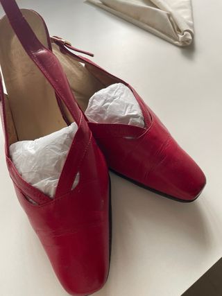Zapatos rojos verano -talla 39