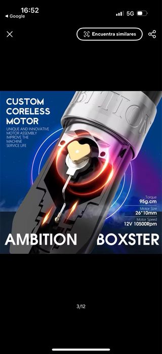 Máquina Tatuaje Ambition Boxter