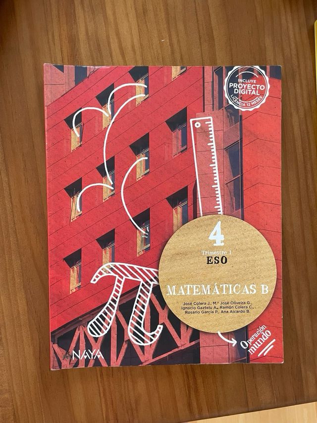 LIBROS 4º ESO IES ZORRILLA