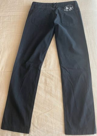 Pantalones vaqueros negros largos