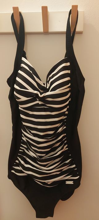 Bañador Lascana blanco&negro