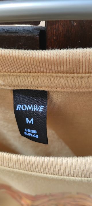 Camiseta beige manga corta