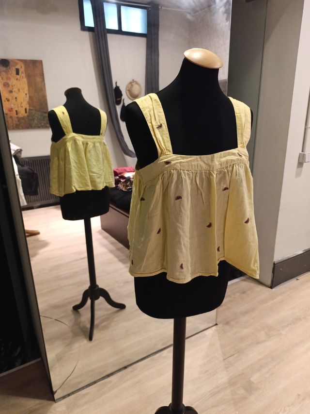 Tops Lefties - Amarillo y Azul