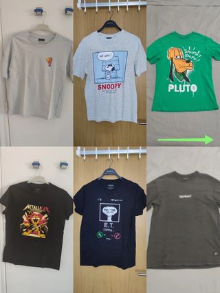1x3€ o 12x25€ | Camisetas hombre XS-S