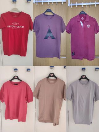 1x3€ o 12x25€ | Camisetas hombre XS-S