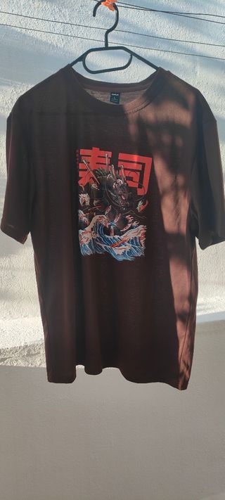 Camiseta ROMWE marrón - Talla L