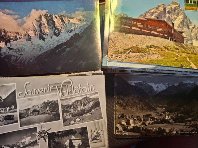 Lotto 392 cartoline varie Valle d'Aosta