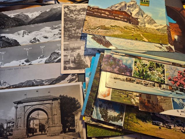 Lotto 392 cartoline varie Valle d'Aosta