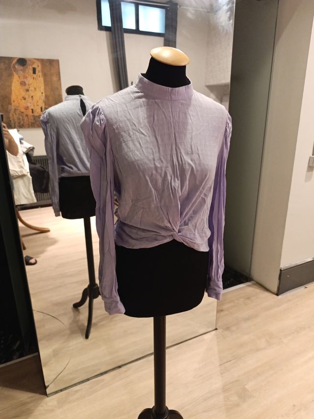 Blusa morada - Talla única