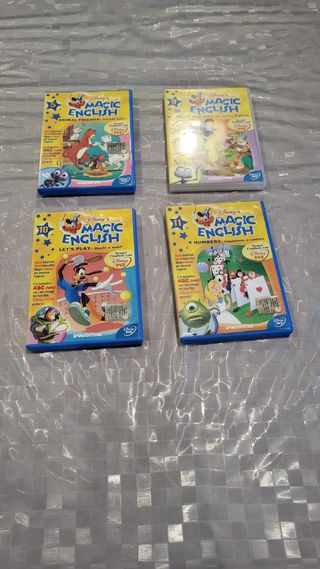 4 DVD Disney's Magic English - Ottime condizioni