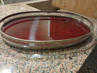 Bandeja carey, vintage años 70