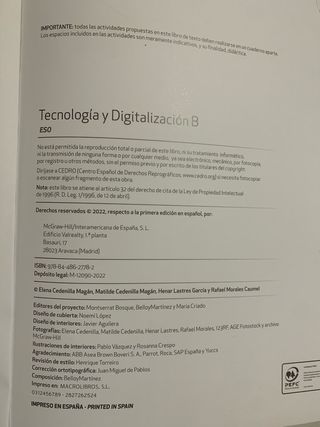Tecnología y Digitalización B