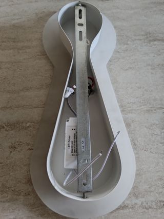 Lampada da muro bianca