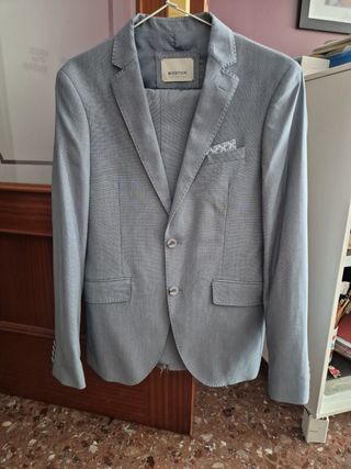 Traje BOSTON azul niño