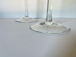 Candelabri in vetro trasparente - 2pz