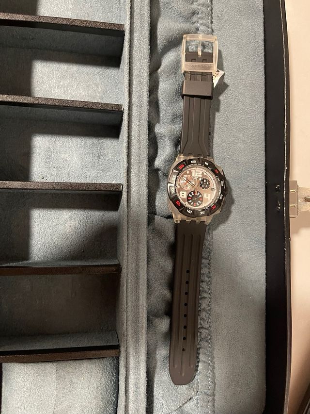 Reloj Swatch Cronógrafo Negro