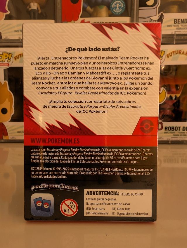 Pokémon Rivals Predestinados - 6 sobres