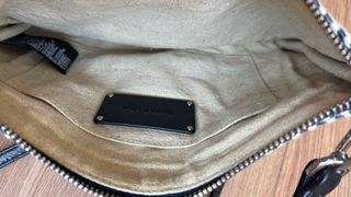 Bolso Bimba y Lola, usado una vez, de piel y rafia