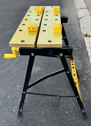 Banco Lavoro Pieghevole Multifunzione con Morsetti