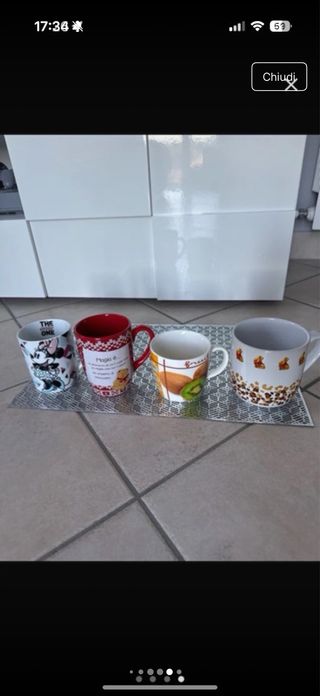 Set Decorativo Cucina Viola Argento