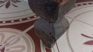 Baúl antiguo de madera y metal