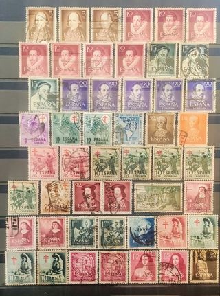 Bonito Lote 50 Sellos España 1950-1953