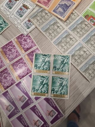 Lote de Sellos España: 15 y 25 céntimos