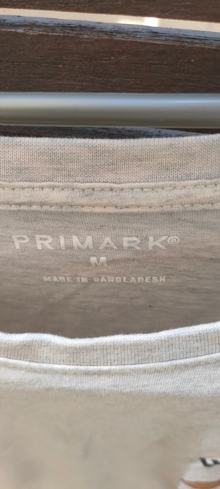 Camiseta Primark manga larga beige