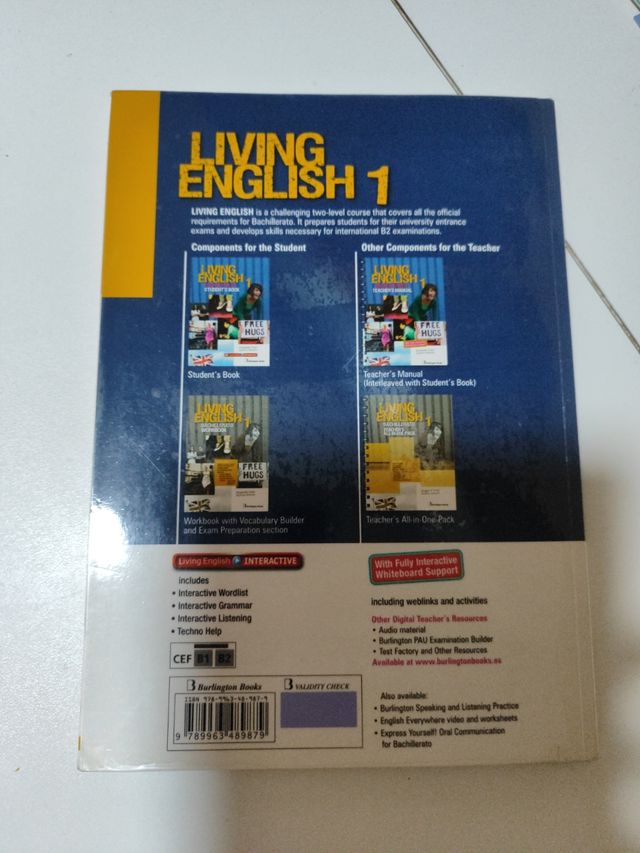 LIVING ENGLISH 1 BACH SB ED.14 Burlington Books