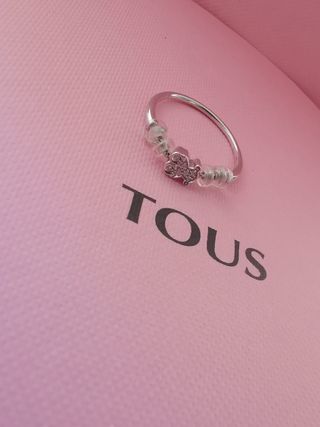 Anillo Tous ice oro blanco y brillantes
