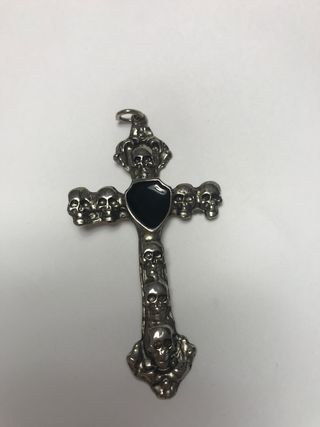 Cruz calaveras bisuteria