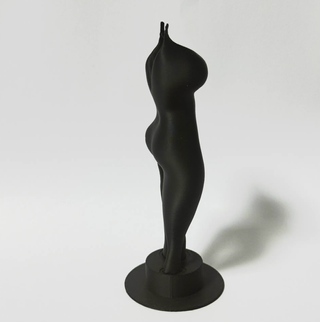 Statua abito femminile 15 cm design moda 3D pla