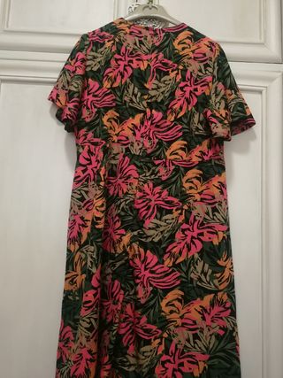 Vestido estampado flores verano