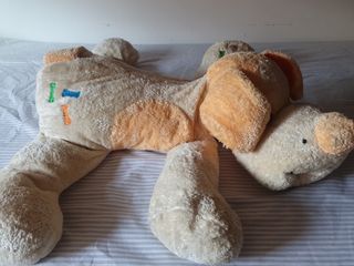 Peluche Perro Grande Beige