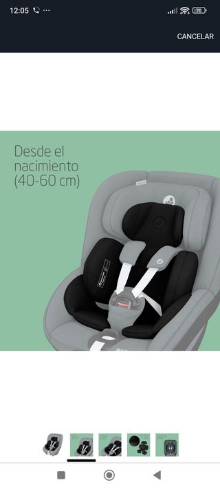 Maxi-Cosi reductor recién nacido