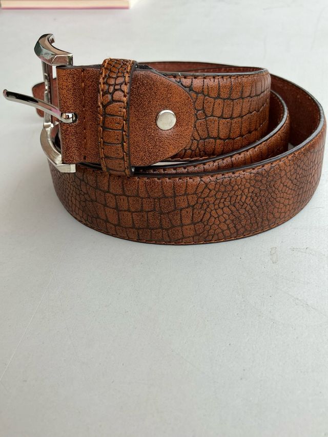 Cintura uomo marrone - Pelle e sintetico