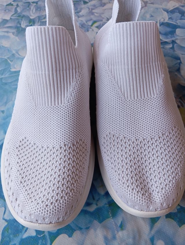 Sneakers bianche sportive donna