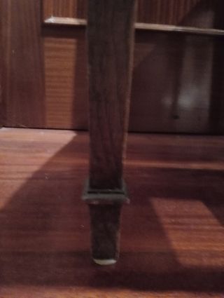 Silla vintage madera y terciopelo
