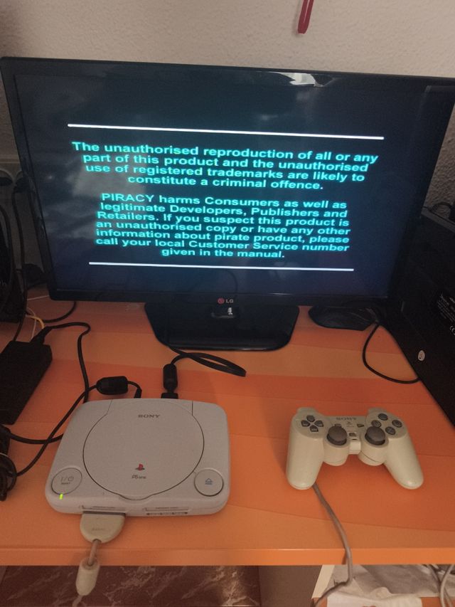 PSone (PlayStation One) Slim Beige