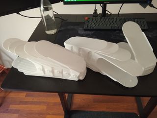 10 Soportes Zapato Armario - Blancos