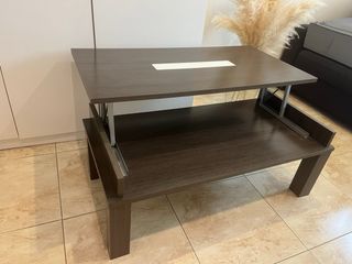 Mesa centro madera marrón