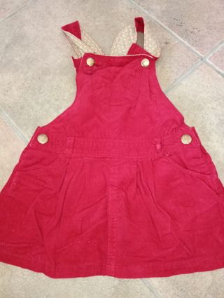 Vestido sarja Bebê 18-24 meses