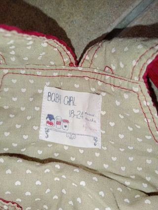 Vestido sarja Bebê 18-24 meses